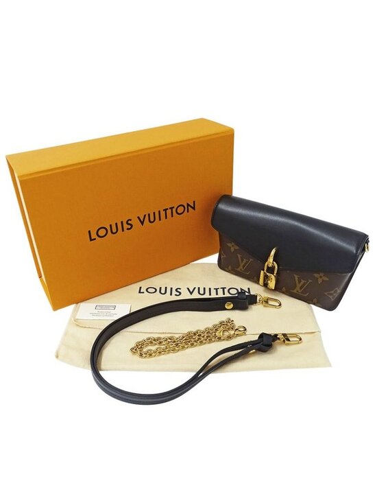 Louis Vuitton Monogram Shoulder Bag 2-Way Padlock on Strap - Picture 7 of 12